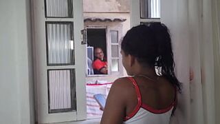 Neighbor seeks porn-related fun; Myllena joins in