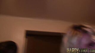 British blondie Yuffie doggystyle fucks then blowjob