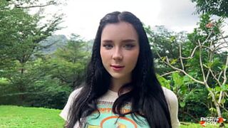 Wild Beauty Rough Fucks, Deepthroat and Gets Oral Creampie - Public Nudity
