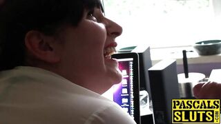 UK girl with big tits takes her thick ass🍑 during wild sex