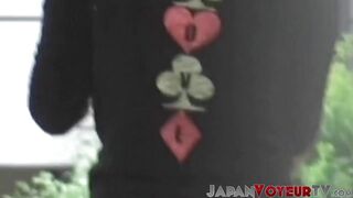 Hidden camera compilation of Japanese beauties in public