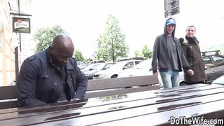 Cunt✌ gets pounded by ebony cock🌭 while riding ex-husband's wife