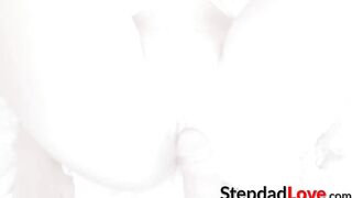 Inked Layla Love gets rough cowgirl from eager hunk