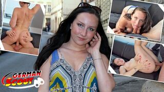 Ferocious Bavarian nymph - Ripe coed schoolgirl 18 Bella gets ravaged at street audition