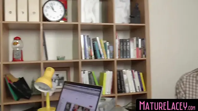  MatureLacey com - Lacey Starr′s interracial creampie with a MILF and rough sex