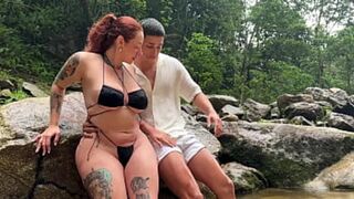 Outdoor sex with a hot big ass🍑 redhead - Milán Rodríguez & Devil Khloee