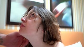 Her pregnant belly cradles my shaft as she shops —  then catches us in the act