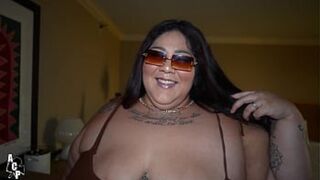 BBW Bbw Cum Sluts Blue Crystal Gets More Than She Asked