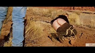 Submissive girl takes a harsh whipping then gets fucked on soaked earth -- raw power in the wild (Rebel Rhyder)