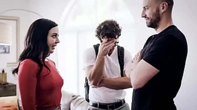 Hot Wife Whitney Wright Suffers Dual Penetration By Her Lover And hunk-in-law! Robby Echo & Stirling Cooper