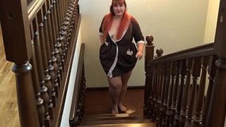 Big bbw strapon sex toys deep throat and a massive butt🍑 — intense anal👌 pleasure