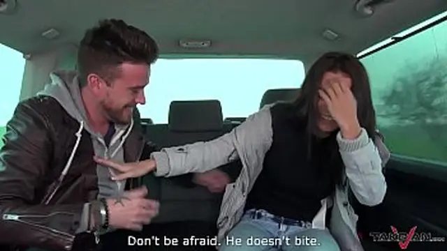 Mea Melone and Wendy Moon seduce in wild car sex session