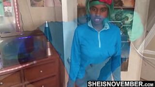 HD Step Daddy Stretches My Bootyhole —  Turning Me Into A Woman Like My Step Mom —  Face Down Assup Tight Ebony Asshole Fetish Play