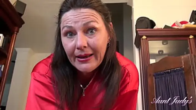 Your 55yo Mature Hairy Step-milf Joana pleasures you and strokes you (POV Experience)