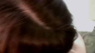 Dark-haired Asian beauty gets dominated in first-person view