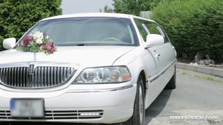 As Bridezilla Blasts Off into Insatiable Orgasmic Rapture, Fiancé Fucks Her Silky Wedding Gown