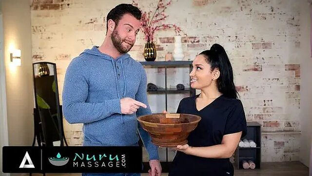 Deepthroat & Big Dick massage with busty Gabi Paltrova