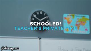 GIRLSWAY Strawberry Blonde Bad Chicks Ride Their Fine Teacher Becky Bandinis Roughly