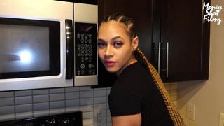  Busty Maid Earns Extra Cash in Airbnb Seduction
