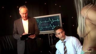 Sexy doctor Katie Weale adores getting gang-banged by 2 studs simultaneously
