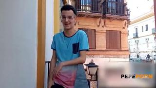 Young amateur dude CAN'T WAIT TO DEVOUR those enormous breasts utterly!