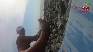 Beachside booty blowjobs and anal👌 assaults by middle-aged mommy