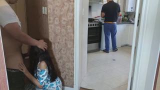 My step Brother-in-Law's Hung Giant Cock🍆 Craves Me Next to My Hubby's Ignoring Kitchen - NTR Scorching Jav