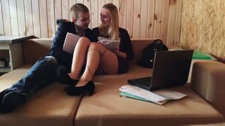 Student homework turned hot homemade session