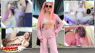 Maria's Pink Hair Reel Unites Germans for Wild Sex Adventure, Saggy Boobies Welcome