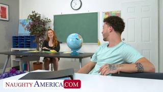 Prof Madison Morgan Enjoys Classroom Pleasure with a Large Dick🍆 - Juliana Grandi