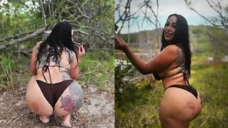 Raw stranger unfurls gigantic knob under forest canopy, oral😜 expertise on full display