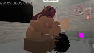 Blowjob bonanza in a miniature mansion &mdash;  hardcore 4K threepway madness