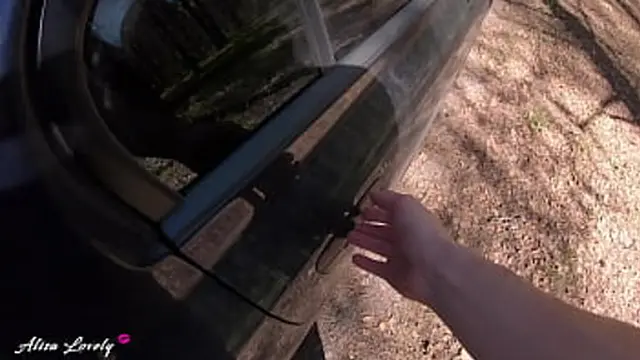 Dirty girl with flawless booty gets off in nature &mdash;  going down on dude &mdash;  doggy-style rodeo sex in truck