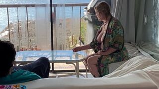 'Lonely Step Mom' gets ravished by stepson during stepfather's absence
