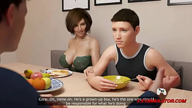 18yo boyfriend nabs MILFs fat booty &mdash;  rides her like a dirty pony