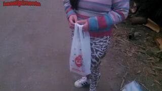 Raging cocksucking poverty pimping a destitute cutie for beer and cheap semen